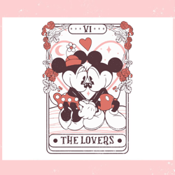 Mickey and Minnie The Lovers SVG, Valentine svg,Valentine day svg,Valentine day,Happy Valentine