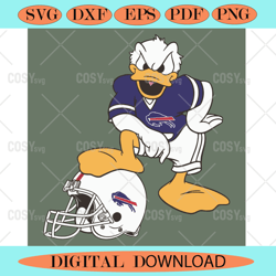 Donald Duck Buffalo Bills Svg Sport Svg,NFL svg,NFL Football,Super Bowl, Super Bowl svg,Super Bowl