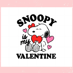 Snoopy My Valentine Svg Best ,Valentine svg,Valentine day ,Valentine,Happy Valentine, Cupid svg-LarendaRollins