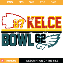Chiefs vs Eagles SVG, Kelce Bowl 2023 SVG, Kelce Bowl SVG,NFL svg, NFL foodball
