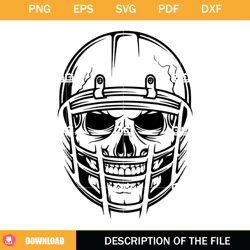 Football Helmet SVG, Football Skull SVG, Halloween Skull SVG,NFL svg, NFL foodball