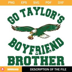 Go Taylors Boyfriend SVG, Travis Kelce SVG, Game Day SVG,NFL svg, NFL foodball