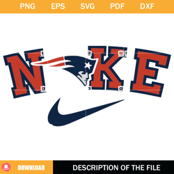 Patriots Swoosh SVG, Nike NFL Patriots SVG, New England Patriots SVG,NFL svg, NFL foodball