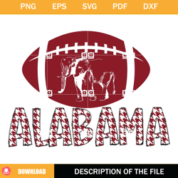 Roll Tide SVG, Alabama SVG, Alabama In Elephant SVG,NFL svg, NFL foodball