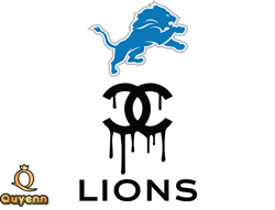 Detroit Lions PNG, Chanel NFL PNG, Football Team PNG,  NFL Teams PNG ,  NFL Logo Design 44