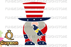 USA GNOME,4TH of JULY,CLIPART,PNG Design 20