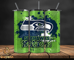 Seattle Seahawks Logo NFL, Football Teams PNG, NFL Tumbler Wraps PNG Design 11