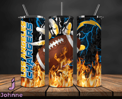 Los Angeles Chargers  Tumbler Wrap, Fire Hand NFL Tumbler Wrap 10