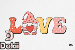 Gnome Valentine Sublimation Design 37