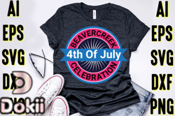 4th of July Typography T-shirt Design Design 52