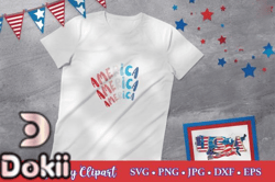 4th of July Sublimation - Triple America Design 13