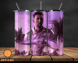 Lionel  Messi Tumbler Wrap ,Messi Skinny Tumbler Wrap PNG, Design by  Johnne Store  03