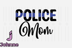 Police Mom,Mothers Day SVG Design88