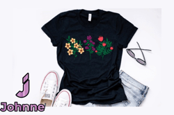 Vintage Wild Flower T Shirt Design Design 187