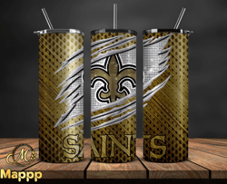 New Orleans Saints Tumbler Wraps ,Saints Logo, Nfl Tumbler Png 87