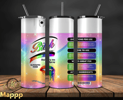 Bitch Spray, Bitch Be Gone 20oz Tumbler Wrap PNG File For Sublimation, Rainbow Bitch Spray, Tumbler PNG 35