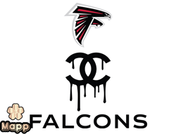 Atlanta Falcons PNG, Chanel NFL PNG, Football Team PNG,  NFL Teams PNG ,  NFL Logo Design 42
