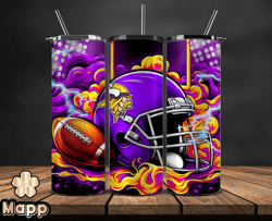 Minnesota Vikings Tumbler Wraps, ,Nfl Teams, Nfl Sports, NFL Design Png, Design by Mappp Store 21