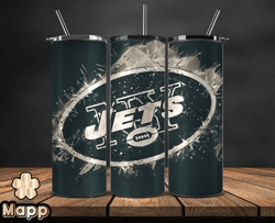 New York JetsNFL Tumbler Wrap, Nfl Teams, NFL Logo Tumbler Png, NFL Design Png Design by Mappp 06