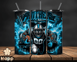 Carolina Panthers Fire Tumbler Wraps, ,Nfl Png,Nfl Teams, Nfl Sports, NFL Design Png, Design by Mappp 05