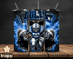 Indianapolis Colts Fire Tumbler Wraps, ,Nfl Png,Nfl Teams, Nfl Sports, NFL Design Png, Design by Mappp 14