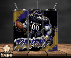 Baltimore Ravens Tumbler Wrap, Nfl Teams,Nfl Logo football, Logo Tumbler PNG, Design by Jasonsome 03