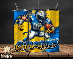 Los Angeles Chargers Tumbler Wrap, Nfl Teams,Nfl Logo football, Logo Tumbler PNG, Design by Jasonsome 18