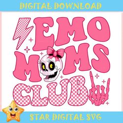 Emo Moms Club Skeleton Mama ,Trending, Mothers day svg, Fathers day svg, Bluey svg, mom svg, dady svg.jpg