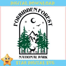 Forbidden Forest National Park Wizard ,Trending, Mothers day svg, Fathers day svg, Bluey svg, mom svg, dady svg.jpg