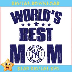 Retro Worlds best Mom New York Yankees ,Trending, Mothers day svg, Fathers day svg, Bluey svg, mom svg, dady svg.jpg