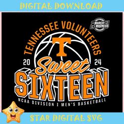 Tennessee Volunteers Sweet Sixteen Mens Basketball ,Trending, Mothers day svg, Fathers day svg, Bluey svg, mom svg, dady