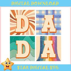 Vintage Dad Happy Fathers Day ,Trending, Mothers day svg, Fathers day svg, Bluey svg, mom svg, dady svg.jpg