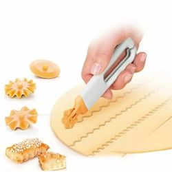 Round Dumplings Biscuit Roller Cutter Cookie Rolling Cutting Blade