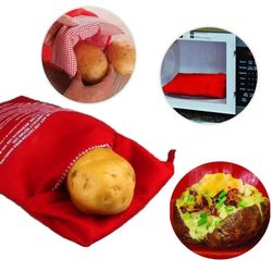 Quick Fast Baked Potatoes Rice Pocket Microwave Baking Potatoes Bag