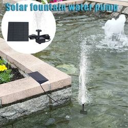 Solar Fountain Water Pump Solar Panel Powered Water Fountain