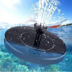 Solar Fountain Floating Pump Water Feature Garden Pool Pond Outdoor
