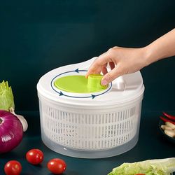 Manual Water Salad Spinner Fruit Drain Basket