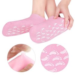 1 Pair Feet Care Socks Moisturizing Silicone Gel Socks Foot