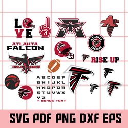 Atlanta Facons Svg, Atlanta Falcons Clipart, Atlanta Svg, Footbal Svg, Falcons Svg, Printable, Cricut, Vectorial