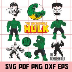 Hulk Vectors, Hulk Svg, Hulk Clipart, Hulk Png, Hulk Eps. Hulk Dxf, Hulk Cricut, Hulk vector cricut, Hulk