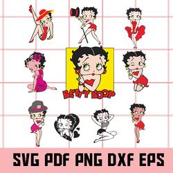 Betty Boop bundle SVG, Betty Boop Svg, Betty Boop Eps, Betty Boop Dxf, Betty Boop Clipart, Betty Boop Pdf, Betty Booppng