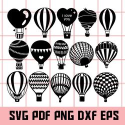 Air Balloon Valentine Svg, Air Balloon Clipart, Air Balloon Vector, Air Balloon Png, Air Balloon Eps, Air Balloon Dxf,