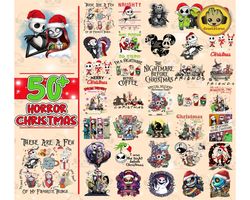 Christmas Nightmare PNG Bundle, Merry Christmas Png, Xmas Holiday Png, Holiday Season Png, Xmas Costume Santa Png, Santa