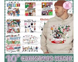 10 Christmas Movie Toys Friends Png Bundle, Winter Christmas Png, 90's Christmas Png, Snow Holiday png, Cute Cartoon