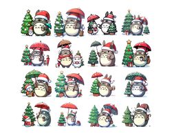 Anime Christmas Png, Manga Christmas Png, Totoro Christmas Png, totoro Png, png Sublimation, Digital Instant Download