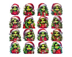 Red Bougie Grinch file PNG, Cheetah Grinch Png, Mama Grinch, Christmas Grinch, Cute Girl Grinch png, Boujee Grinch Mean