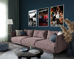 Entourage Set of 3 Posters, Movie Cover, Entourage, Film Cover Graphic Poster, Eric Murphy, Show Poster, TV Wall Art, Vi