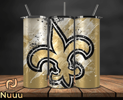 New Orleans SaintsNFL Tumbler Wrap, Nfl Teams, NFL Logo Tumbler Png, NFL Design Png Design by Nuuu 08