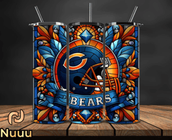 Chicago Bears Logo NFL, Football Teams PNG, NFL Tumbler Wraps PNG, Design by Nuuu 70