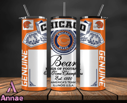 Chicago Bears Tumbler Wrap,Vintage Budweise Tumbler Wrap 39